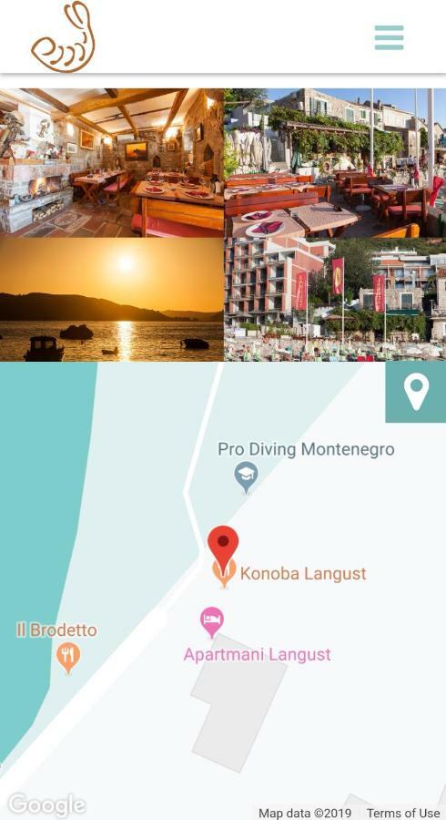 Ferienwohnung Langust - Free Parking Sveti Stefan Exterior foto